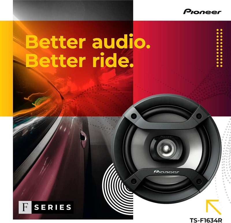 Pioneer TS-F1634R 6.5" 200W 2-Way Speakers - Image 2